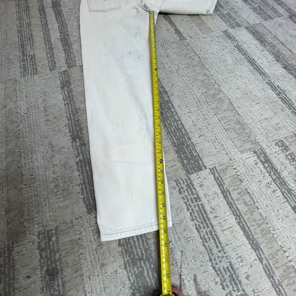 NWT Levis 501 Premium 81 High Rise Loose Tapered Leg Acid Wash Jean Womens 28x31 - Picture 12 of 13